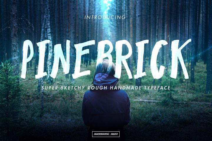 Pinebrick Typeface - Free Font of The Week