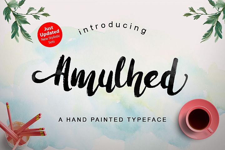Amulhed Brush - Free Font of The Week