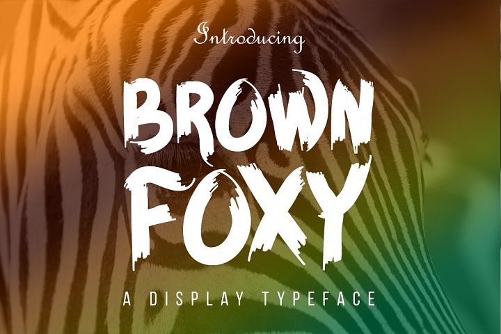 BROWN FOXY Typeface - Free Font of The Week