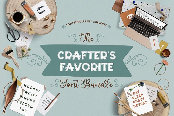 The Crafter S Favorite Font Bundle Font Bundles