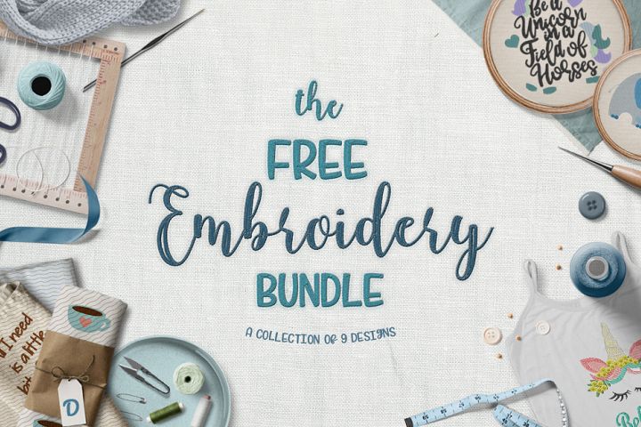 The Free Embroidery Bundle Design Bundles