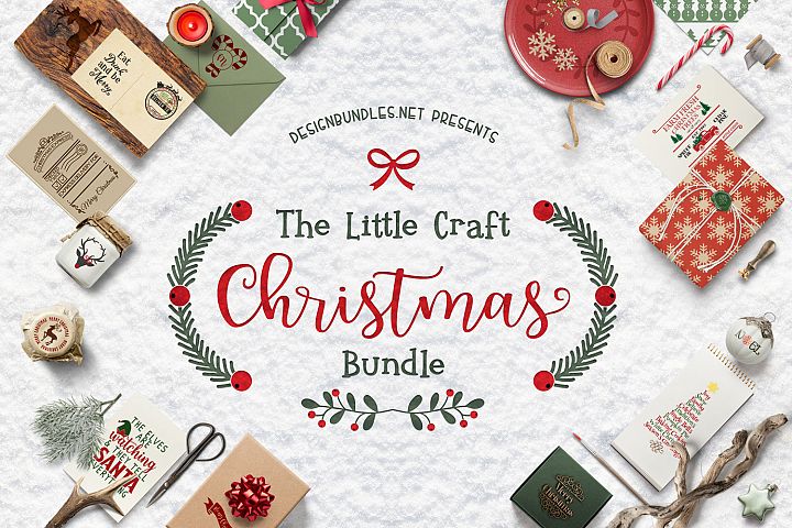 Download Free The Little Craft Christmas Bundle Free Download Freedownloadae PSD Mockup Template