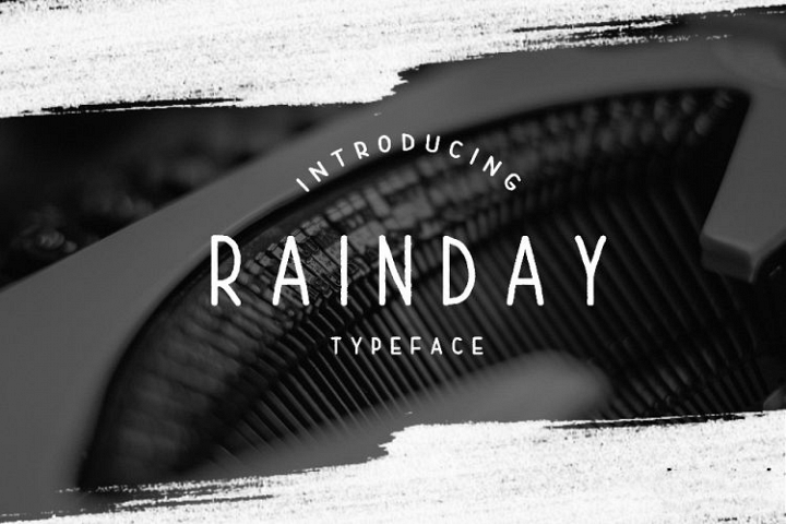 Rainday Typeface Font - Free Font of The Week