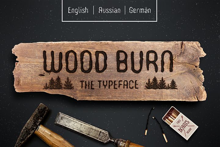 WOODBURN FONT - Free Font of The Week