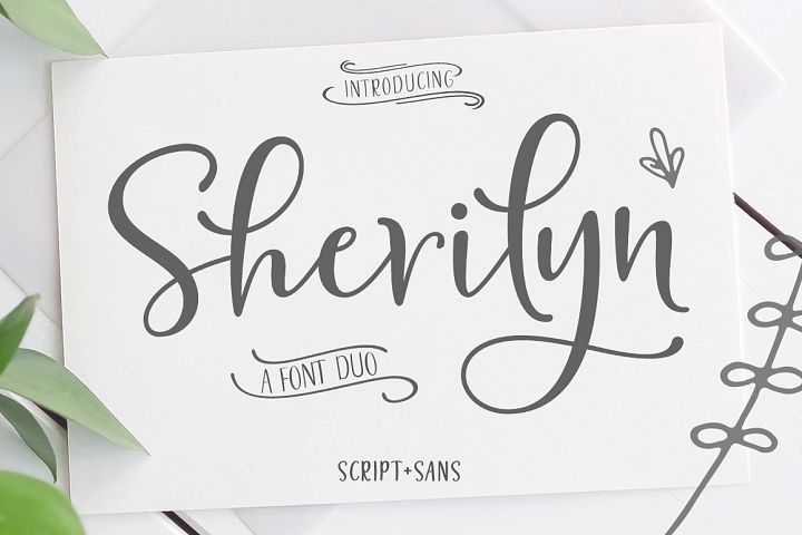 Sherilyn Script FONT DUO