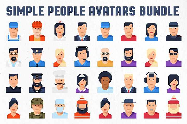 Simple People Avatar Bundle