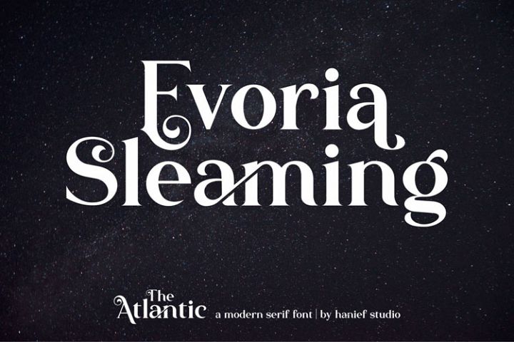 The Atlantic//Modern Serif Font