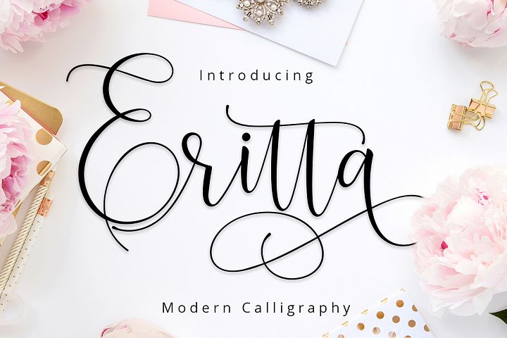 Eritta Script |Font Family