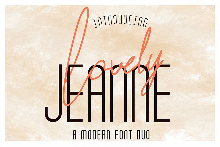 Lovely Jeanne Font Duo