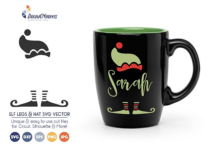 life is a mixtape music svg cut files design bundles elf legs hat cute christmas svg cut files