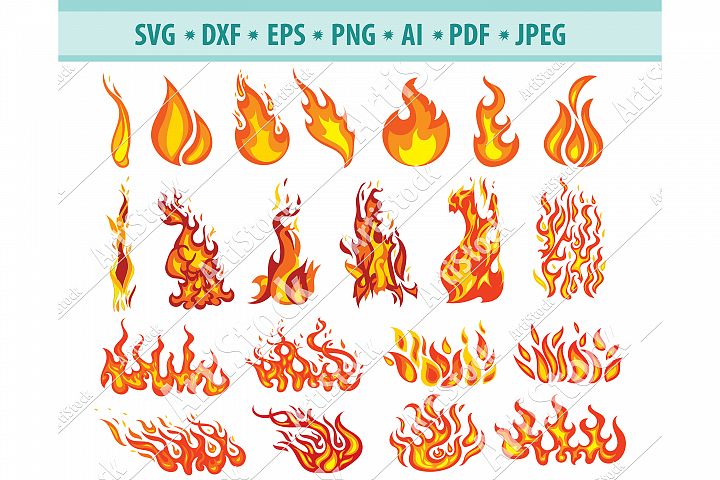 Download Fire SVG, Flames SVG, Fire Flame Svg, Dangers Dxf, Png, Eps