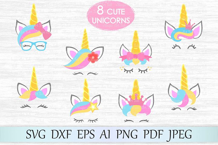 Download Unicorn kit svg, Unicorn svg file, Unicorn head svg ...