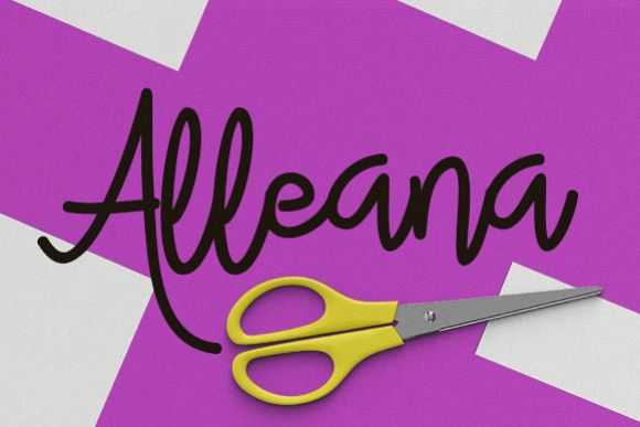 Alleana - Free Font of The Week