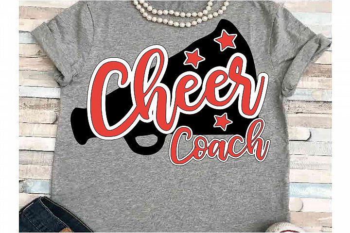Download Cheer coach SVG DXF JPEG Silhouette Cameo Cricut coach svg ...