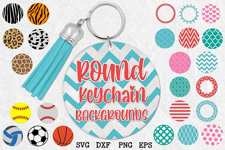 Download Keychain Round Patterns, Pattern Circles Bundle (519884) | SVGs | Design Bundles