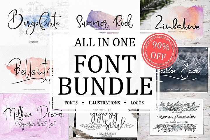 Font Bundle Sale