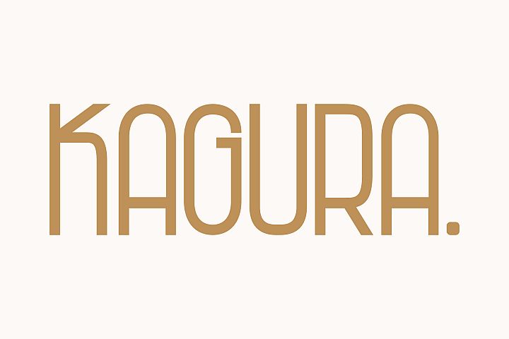 Kagura | Uniqe Sans Serif Fonts