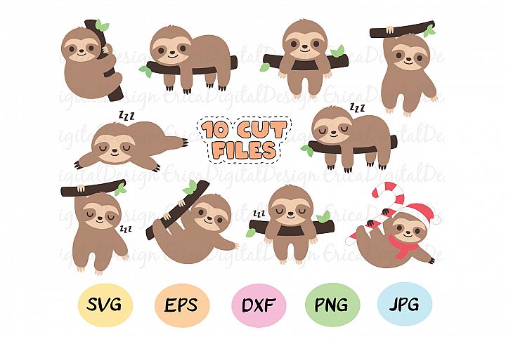 Free Free Layered Sloth Svg 294 SVG PNG EPS DXF File