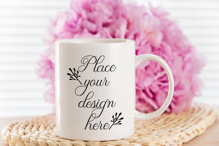 Download White coffee mug mock up cup template decor rustic rose ...