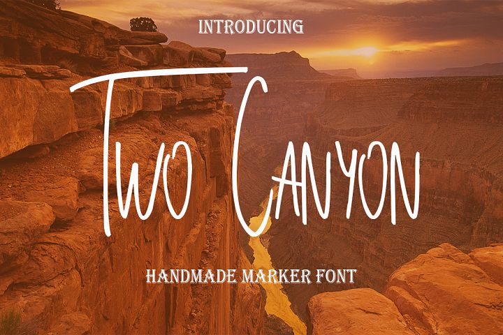 Two Canyon - Free Font of The Week