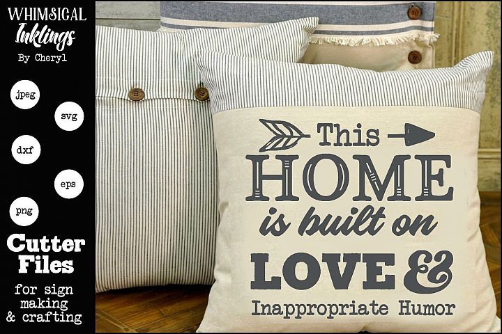 Download This Home Is Built On SVG (217366) | SVGs | Design Bundles