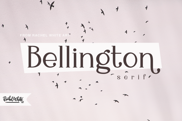 Bellington, a charming serif font