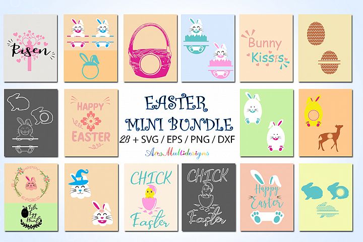 Easter bundle / easter svg bundle / easter monogram svg