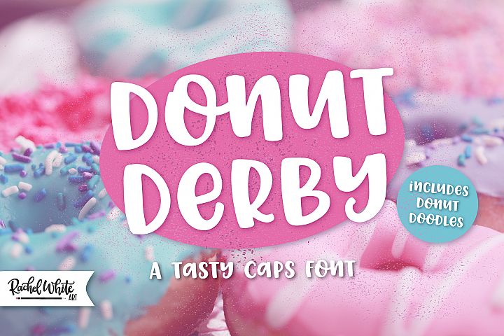 Free Donut Derby A Tasty Caps Script Fonts