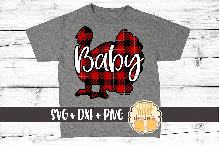 Download Baby Turkey - Buffalo Plaid - Thanksgiving SVG File ...