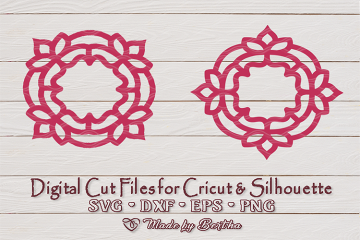 Download Mandala Lotus Monogram- SVG cut file (161493) | Cut Files | Design Bundles
