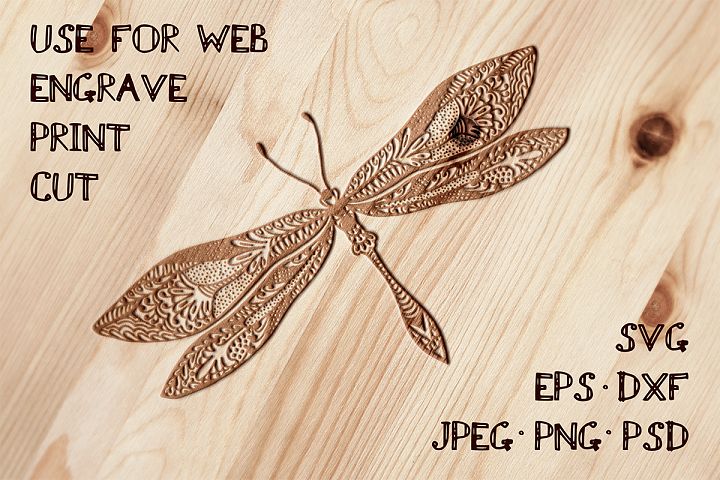 Free Free 70 Dragonfly Layered Mandala Svg SVG PNG EPS DXF File