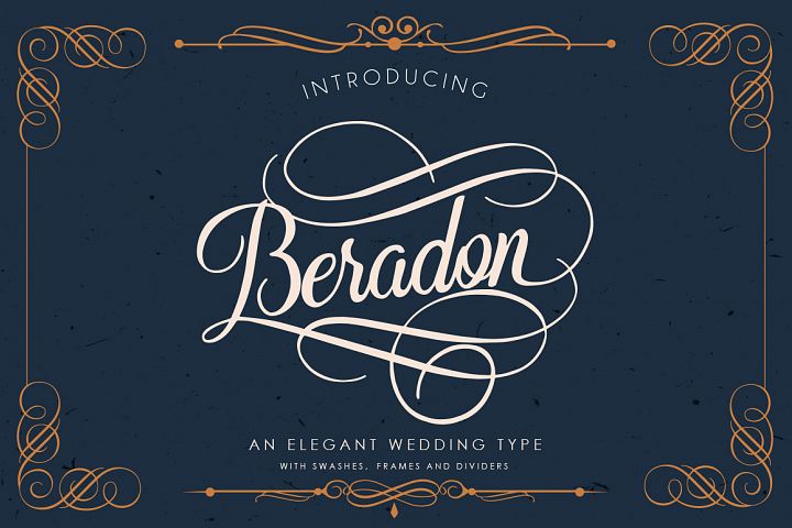 Beradon Script - Elegant Wedding font - Free Font of The Week