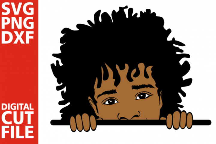 Download Peeking Black Boy svg, Kids svg, Afro Hair, Dreadlocks svg ...