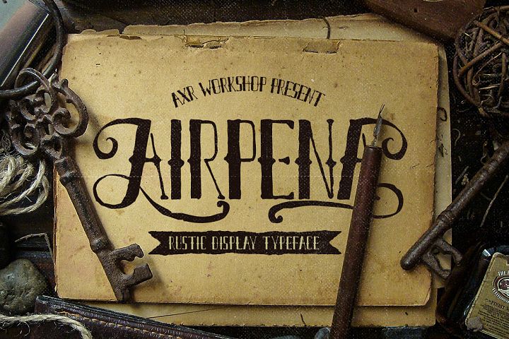 Airpena Rustic Font