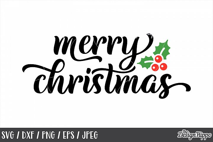 Download Merry Christmas SVG, Mistletoe, DXF, PNG, Cricut, Cut Files