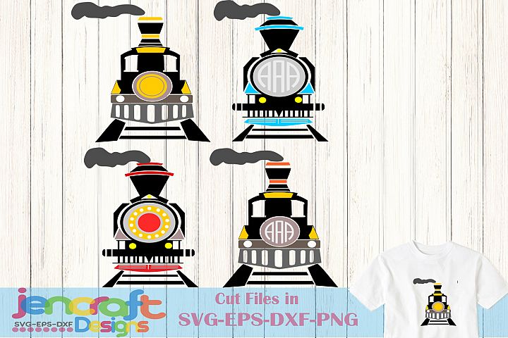 Download Christmas Train SVG Kids Boy Monogram Cut Files (130556) | SVGs | Design Bundles
