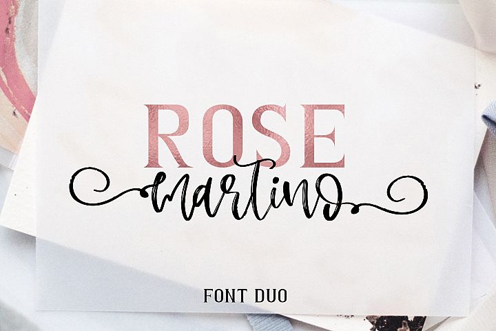 Rose Martino Font Duo
