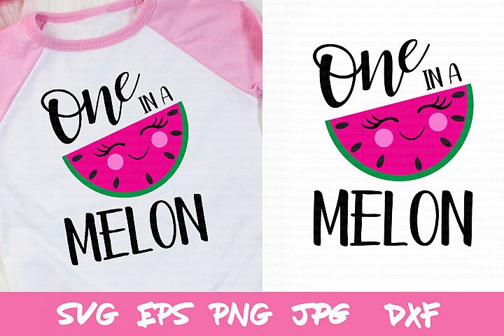 summer svg, watermelon svg, one in a melon svg (267876 ...