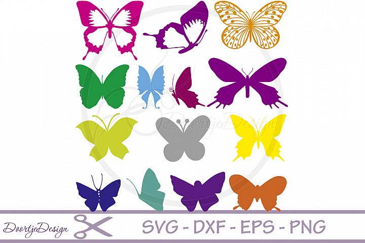 SVG cut files Butterflies (42922) | SVGs | Design Bundles