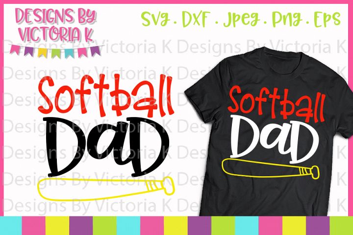 Download Softball svg, Softball Dad, Love Softball, SVG, DXF, PNG