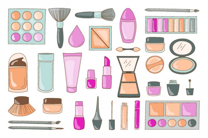 collection of cosmetic vector designs and makeup (368871) | Objects ...