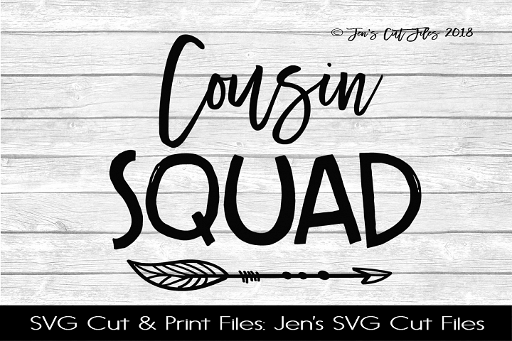 Download Cousin Squad SVG Cut File