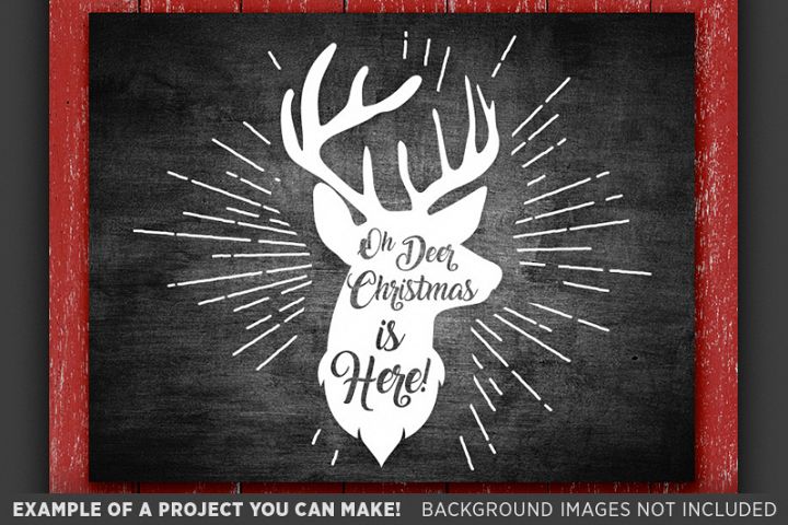 Download Oh Deer SVG - Oh Deer Christmas is Here SVG - 44