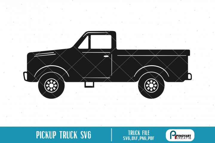 Pickup Truck svg - a truck vector file