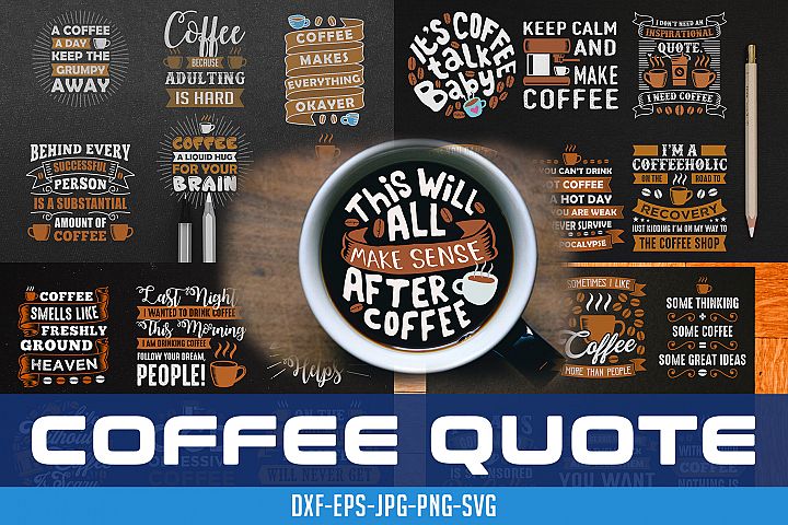 Download Coffee Quotes Crafts Vol 9