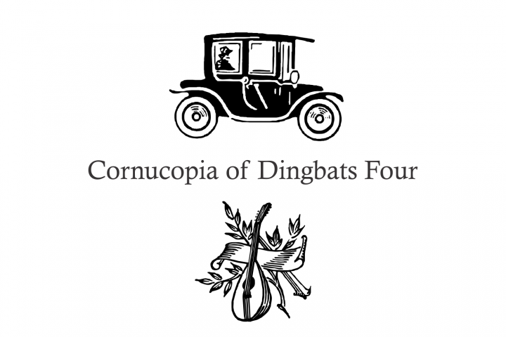 Download Cornucopia of Dingbats Four (37175) | Dingbats | Font Bundles