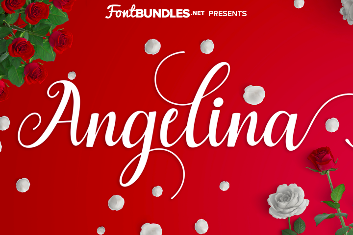 Free Angelina Script Script Fonts