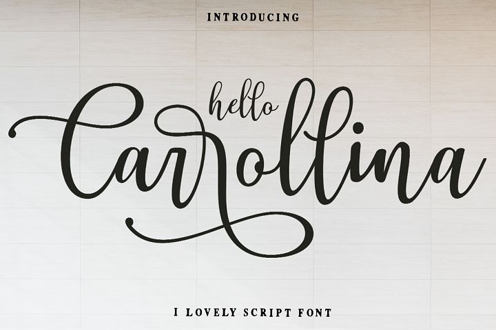 Hello Carrollina Script