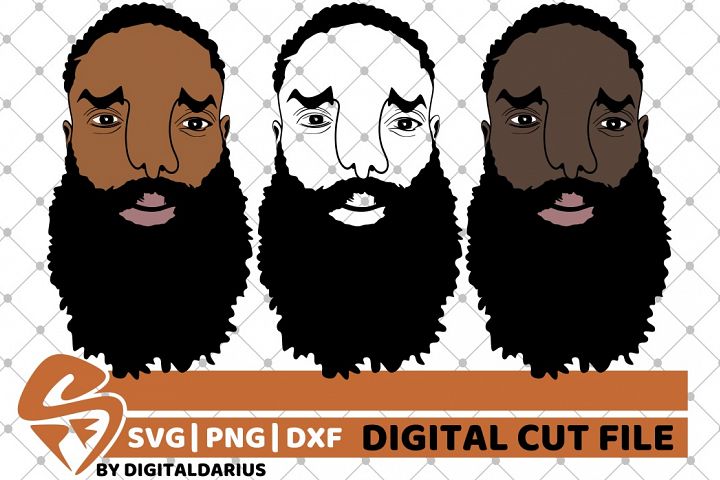 Download 3x Man with beard svg, Hipster beard svg, Fathers day vector