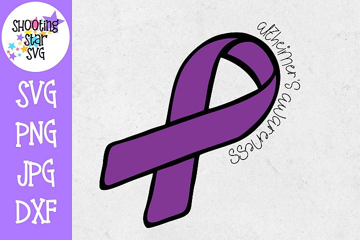Alzheimer's Awareness SVG - Awareness Ribbon SVG (302899 ...